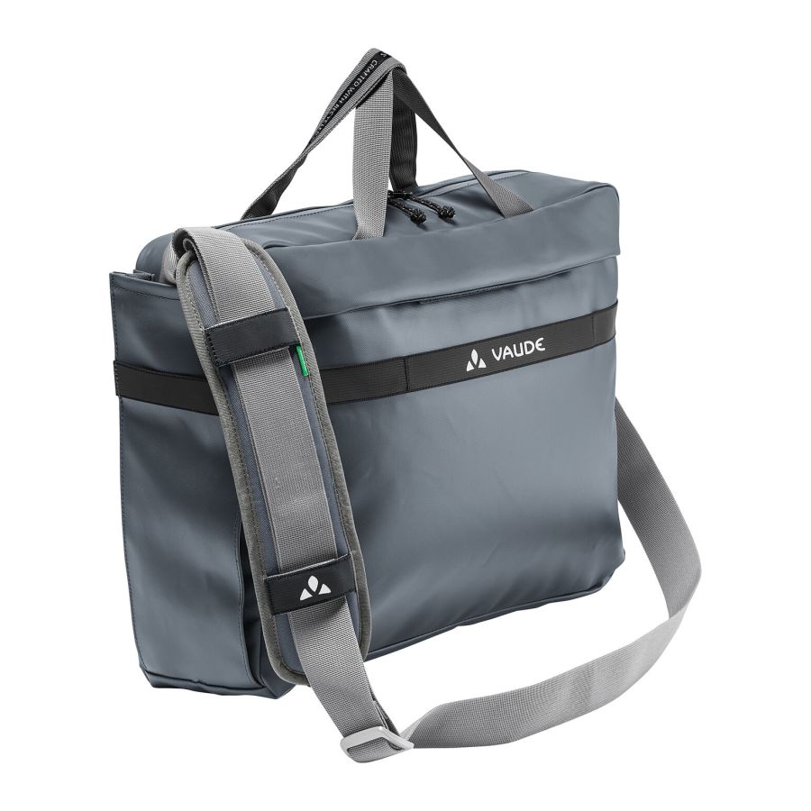 Mineo Commuter Briefcase 17 - sacoche vélo VAUDE Sacoche de porte-bagages Mineo Commuter 17L bleu clair