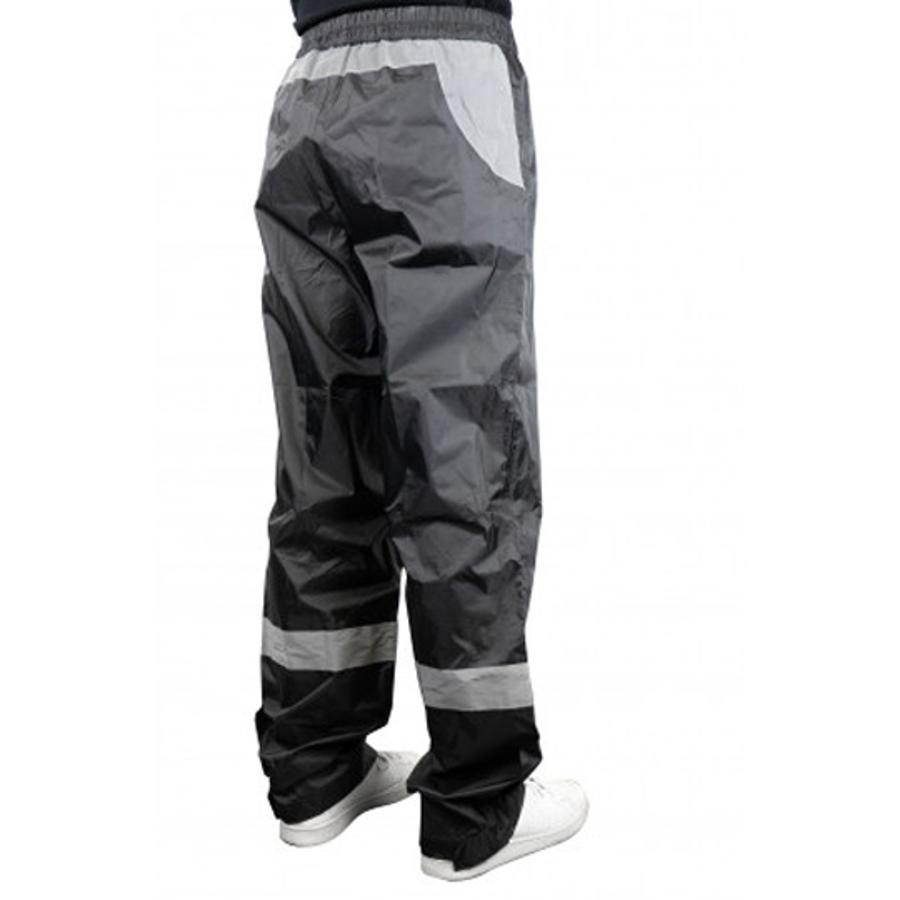 PANTALON PROTECTION PLUIE R FLECT NOIR (hautement rétro réfléchissant) Pantalon de protection pluie porté par un mannequin de dos