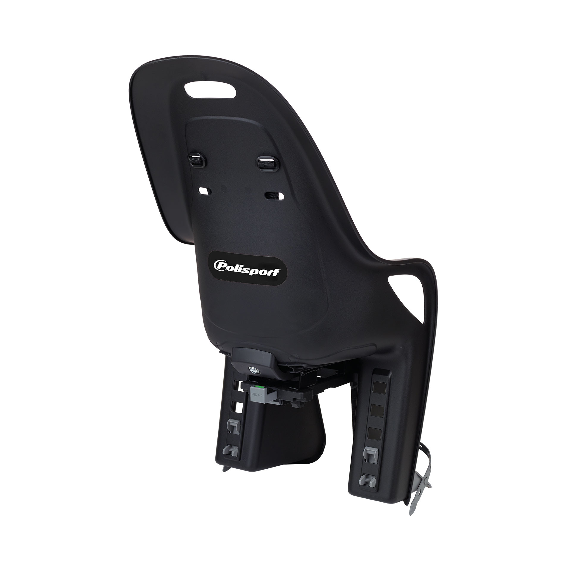 PORTE-BEBE MIK-HD FIX P-BAGAGE Porte bébé pour vélo d'entreprise vue de côté